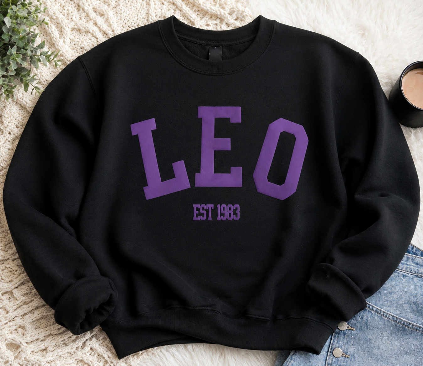 Custom Zodiac Hoodie / Sweatshirt – Personalized With Zodiac Sign & Est. Year